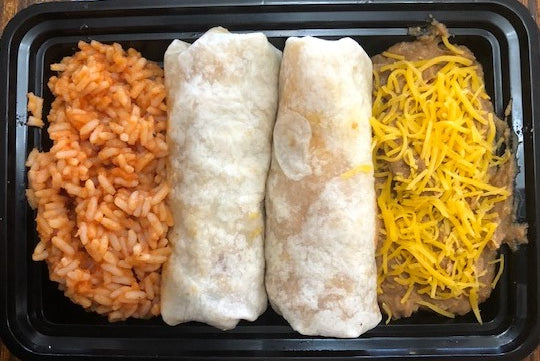Chicken Burrito meal