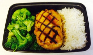 Complete Meal - Teriyaki Chicken with Broccoli and Rice